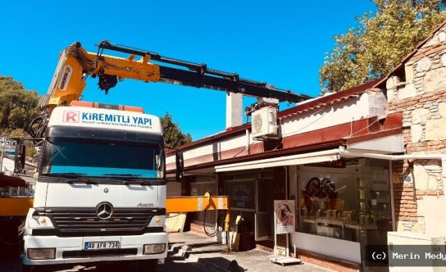 Fethiye Balıkçılar Hali'nde Yangın Onarımları Nedeniyle Sokak Kapatıldı
