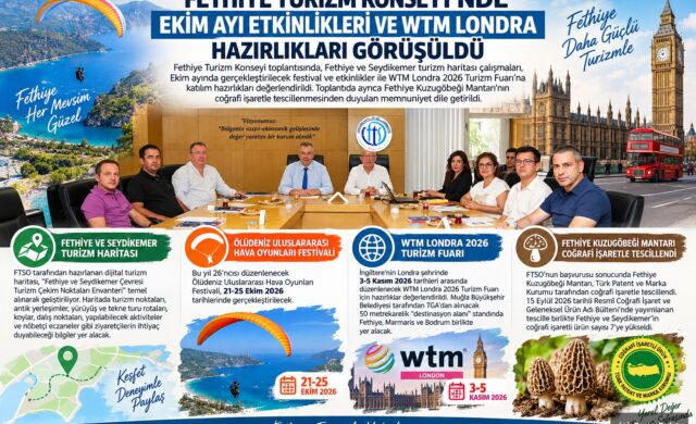 Fethiye'de Turizm Gündemi: Dijital Harita ve WTM Londra 2026