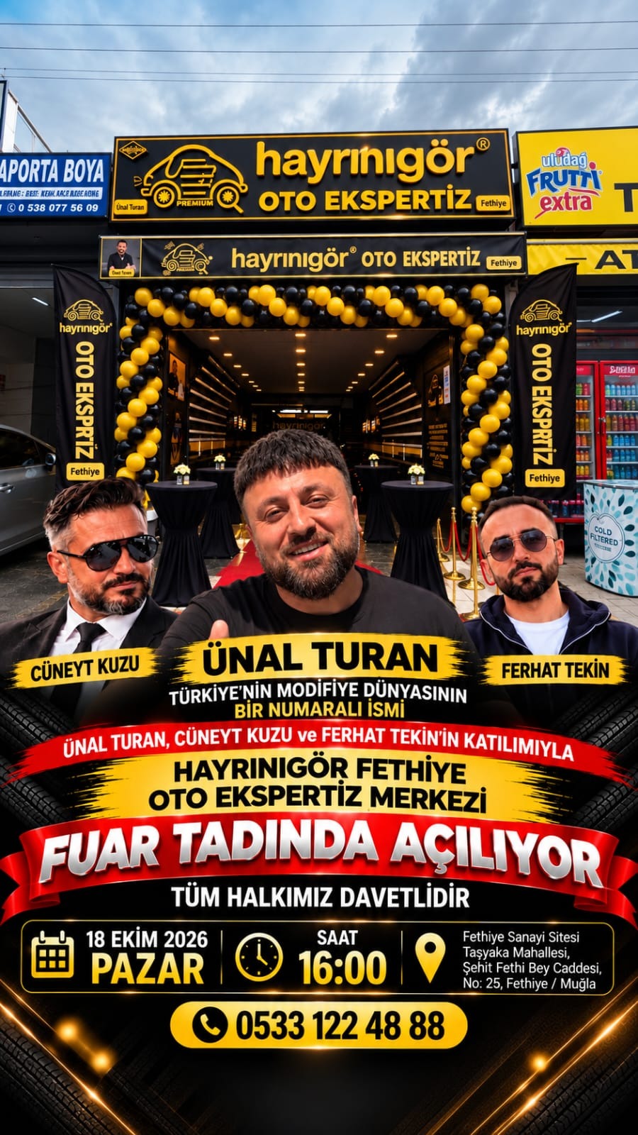 Hayrını Oto Expertiz bugün Fethiyelilerle buluşuyor